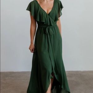 Katya Ruffle Maxi Dress - M, NWT! 💗